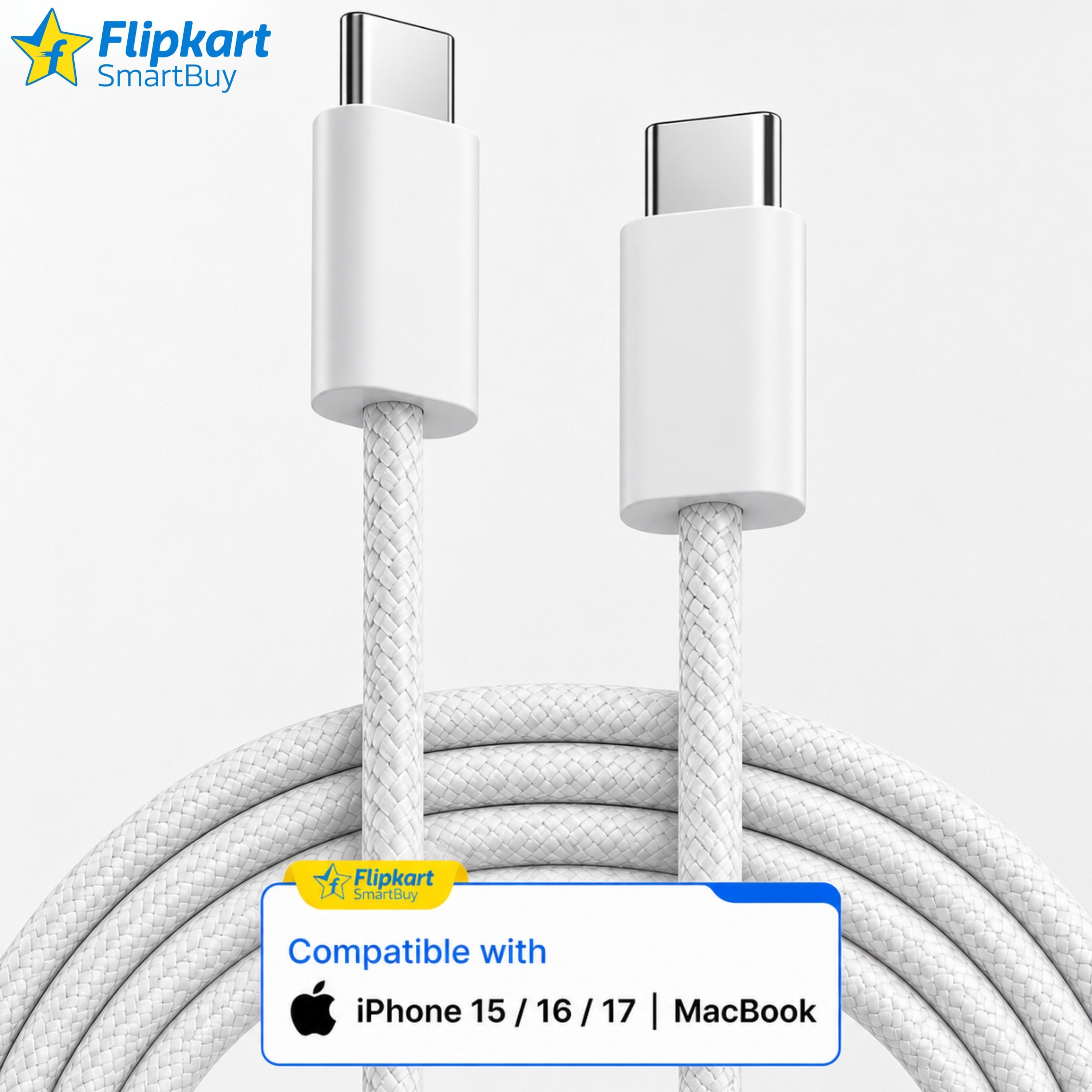 RoarX Type C 3 A 1 m TPE 60W Fast Charging Type C to Type C Data Cable Compatible with iPhone 15/iPhone 16, Compatible with Samsung Type C Phones & Type C Devices | Type C Cable | C to C Cable-picture-13