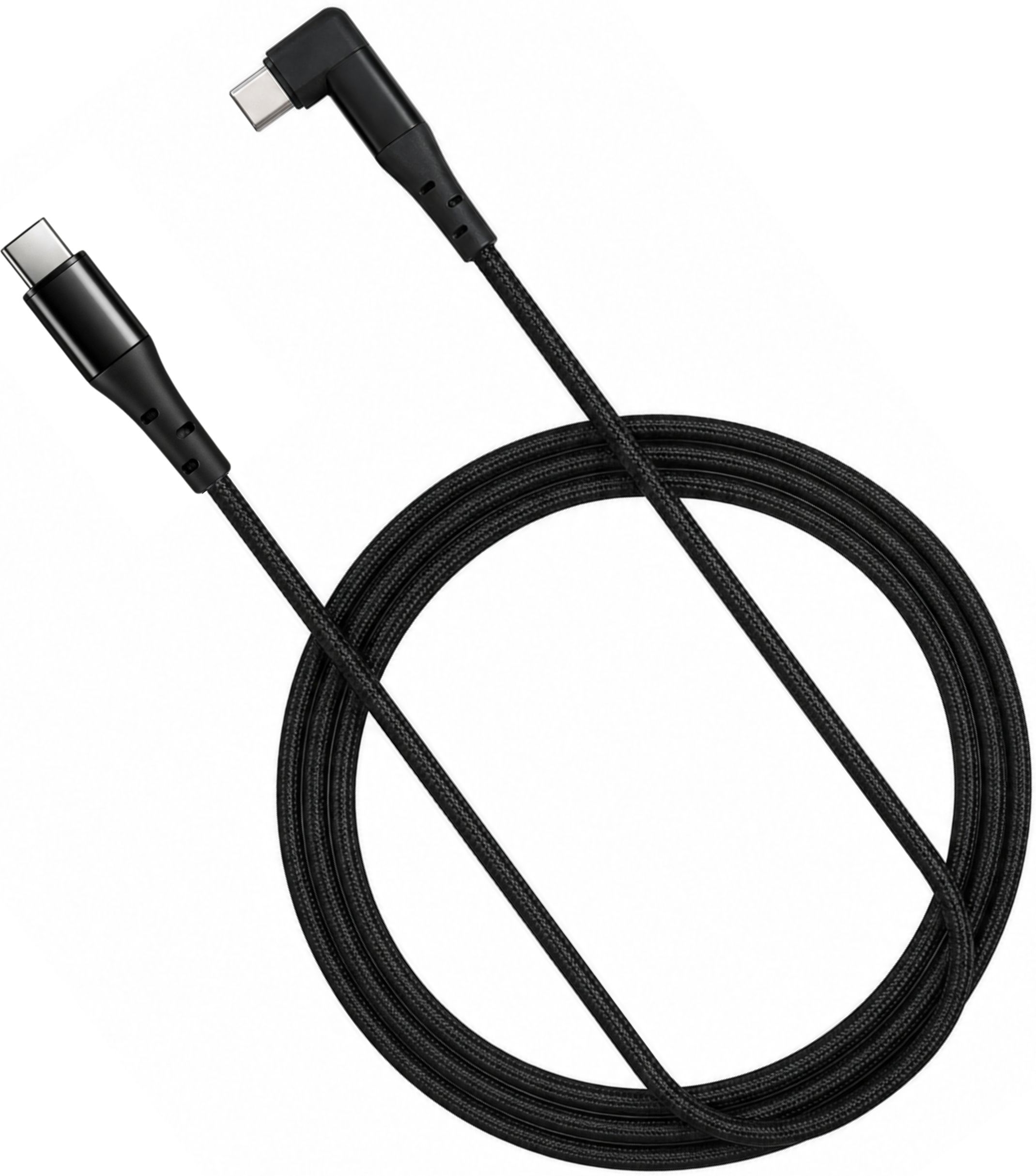 Sulania Type C 4 A 2 m Braided 2 Meter L Shape Type C Braided Fast Charging Data Cable-image-20