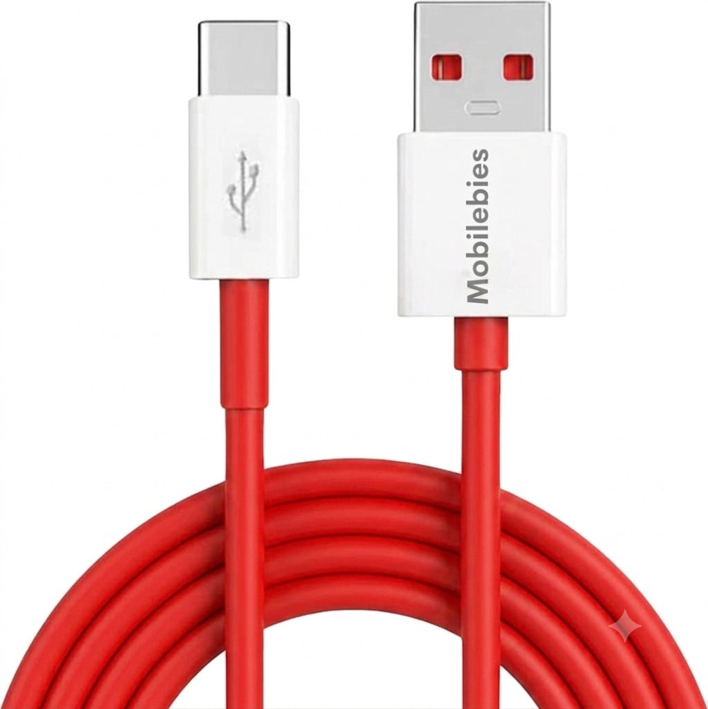 Mobilebies USB Type C Cable 6 A 1 m 65W, Turbo Charge Cable, For Poco X8 pro, x8 pro max, m8, poco c81, poco c85, poco c85x, poco f7 Etc. Hyper Charge Cable High Speed Data Sync & Durable Cable In Red-image-13