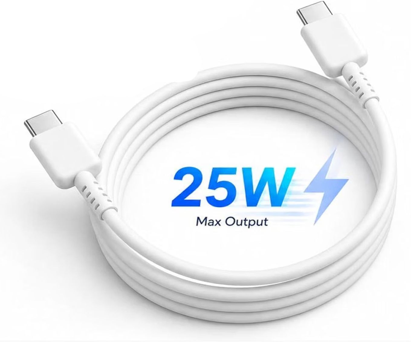 Hespa USB Type C Cable 3 A 1 m ORIGINAL 25W Type-C to C TurboPower Cable 1M High Speed Data Transfer Compatible with Samsung Galaxy F15/F14/F13/F12/F23/F22/F42/F41/M35/M34/M33/M32-picture-32