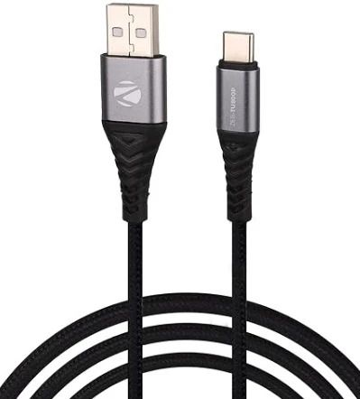 ZEBRONICS USB Type C Cable 1 m Zeb TU800P (Black)-picture-31
