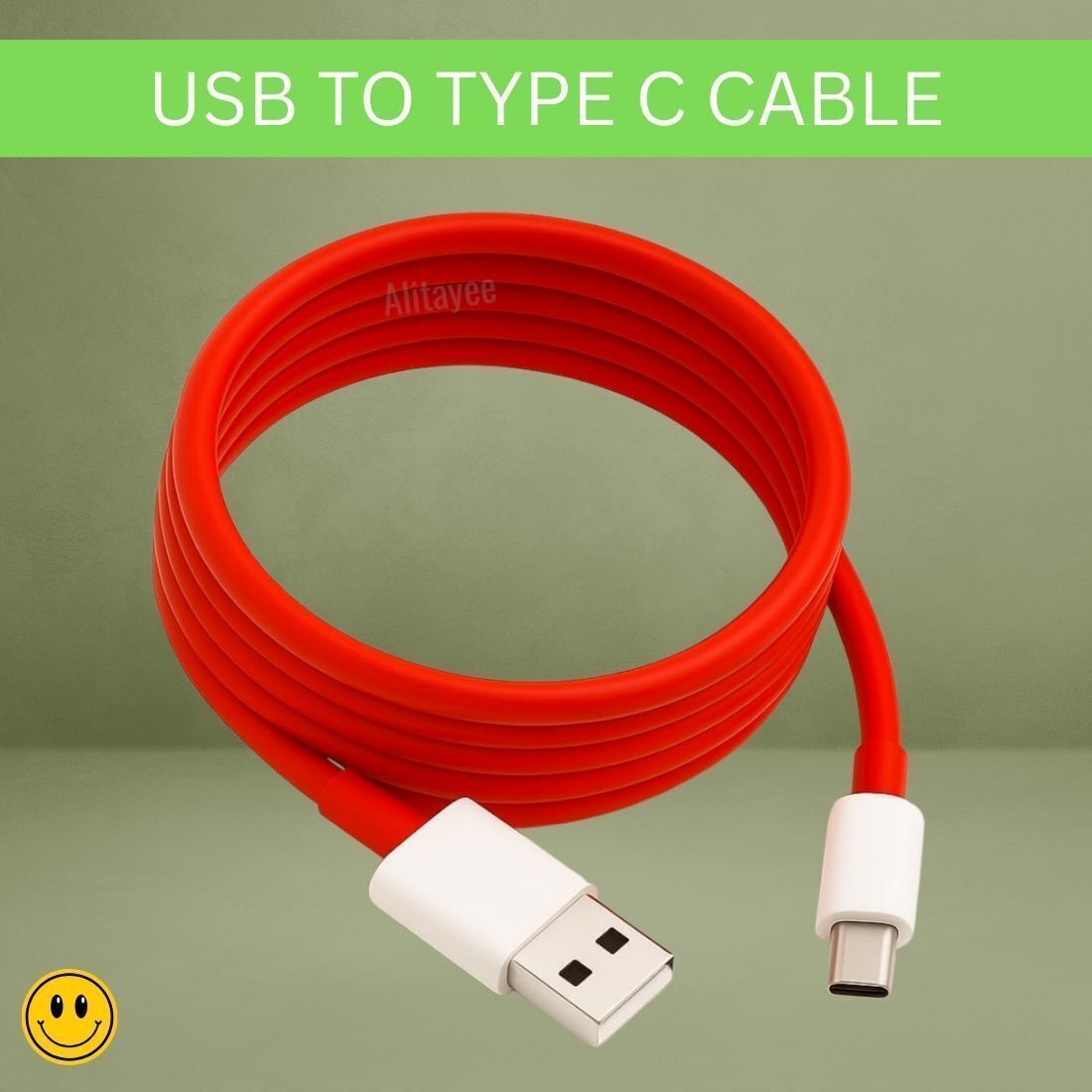 Treamss USB Type C Cable 1 m Dash USB A to Type C Cable, Charger Cable Compatible for Dash,Vooc, WarpBW86-picture-44