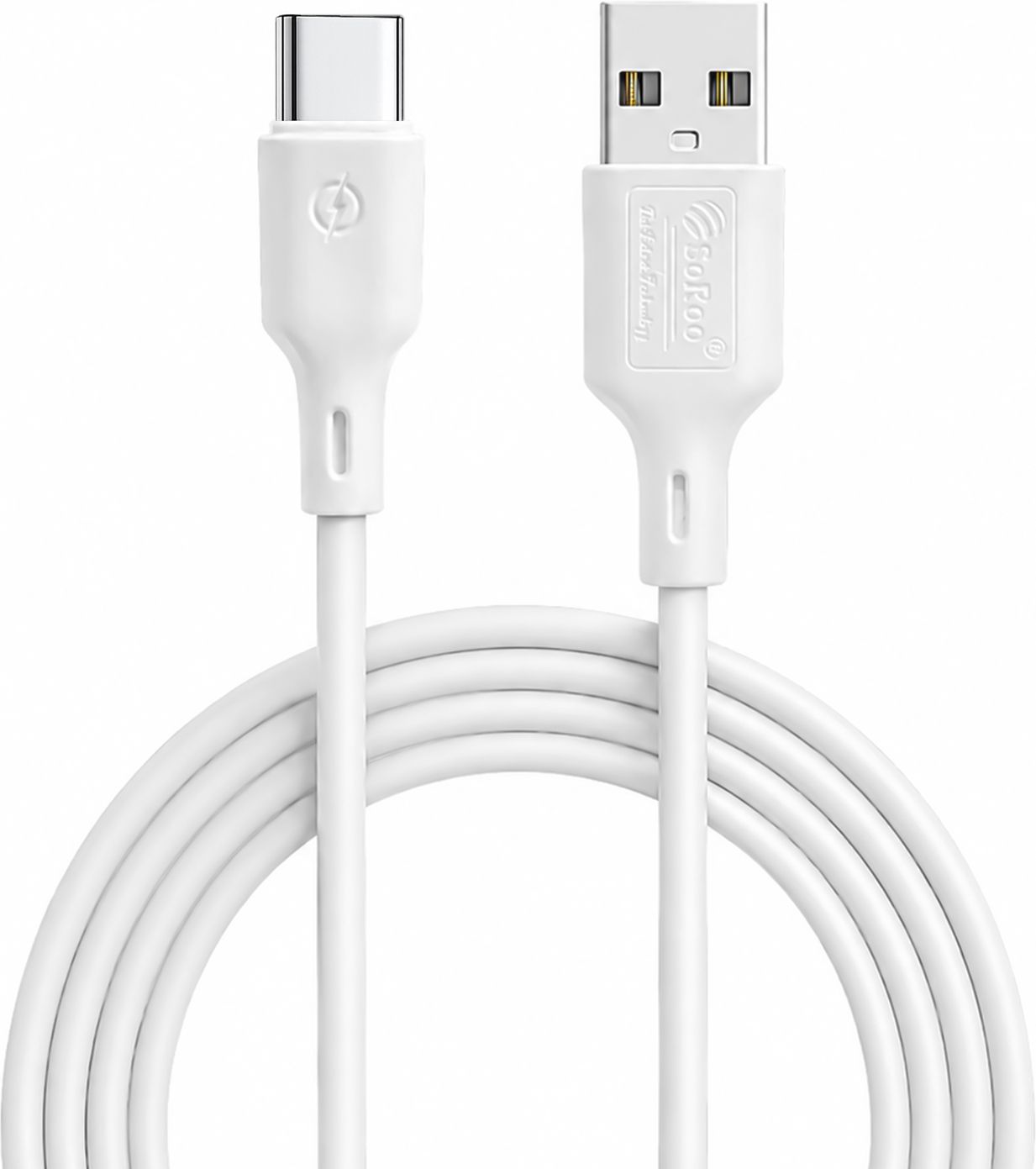 SoRoo USB Type C Cable 3 A 1.2 m Aluminium Foil USB to Type-C Fast Charging Cable 24W | 1.2 Meter | High Speed Data Sync | Durable TPE Cable | Compatible with Android Smartphones, Tablets & Type-C Devices-picture-10