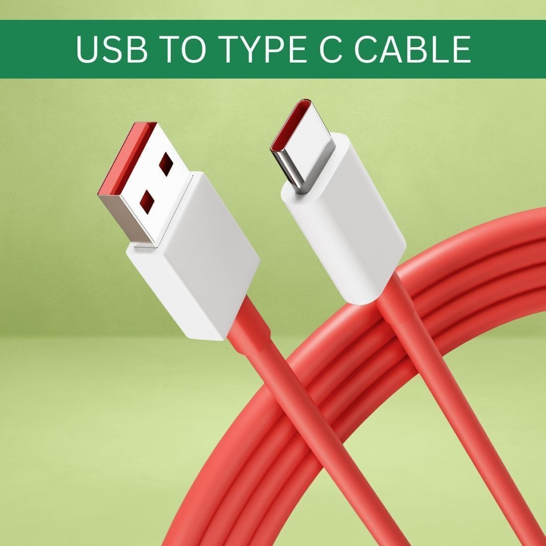 Treamss USB Type C Cable 1 m Dash Cable USB To Type C Cable, Fast Charging Cable Supports VOOC/WARP/DASHOP35-image-26