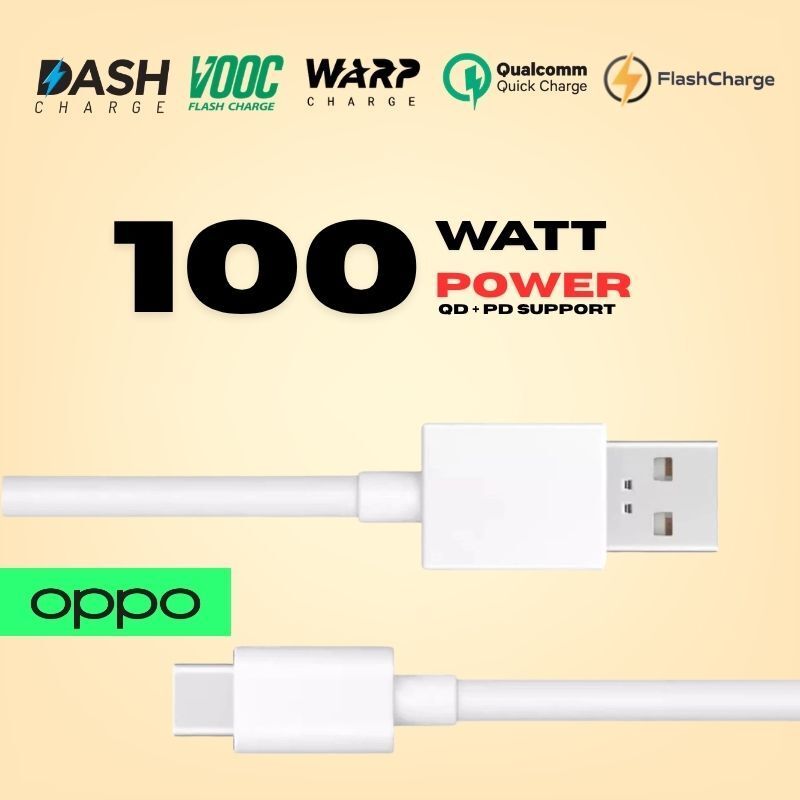 OPPO USB Type C Cable 1 m Type C Data Cable Fast Charging 1 Meter Variant 5-image-3