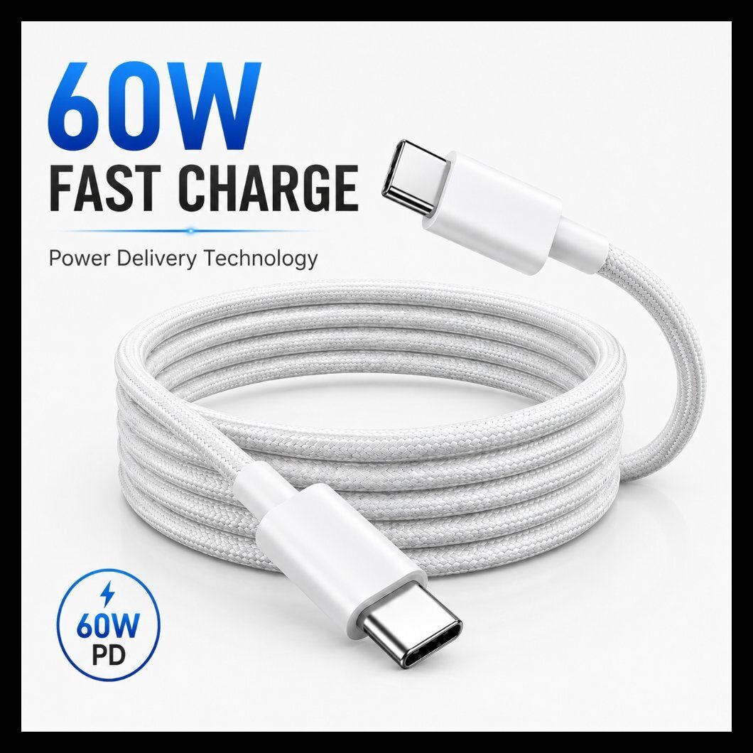 Awero USB Type C Cable 1 m Type C to Type C 1m PD Charging USB C Data Cable for USB-C Devices Model 27-image-42