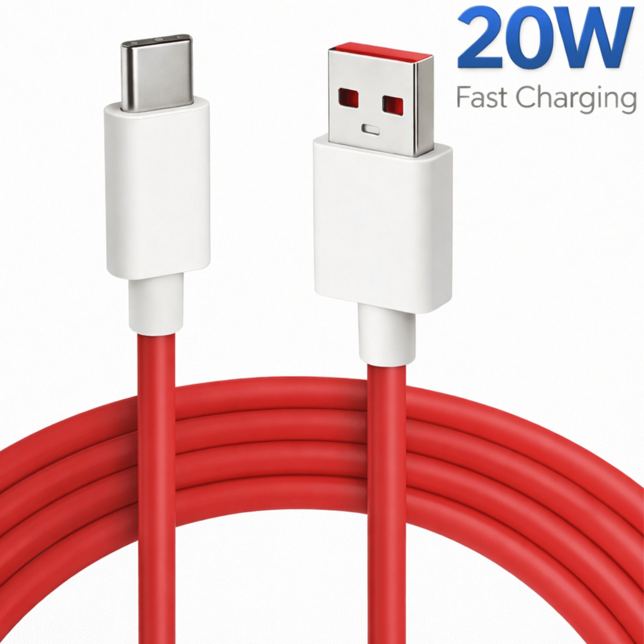 RoarX USB Type C Cable 3 A 1 m TPE 20W Fast Charging USB type c fast charging cable | Data Cable for Mobile | USB A to USB C Cable | data cable c type-picture-38