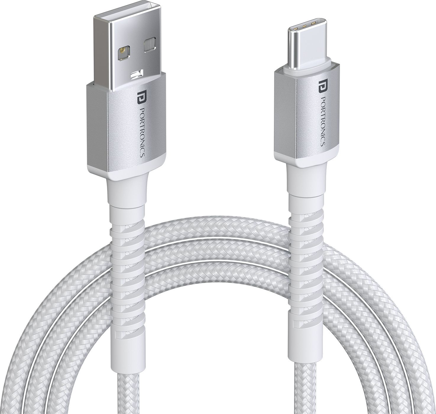 Portronics USB Type C Cable 3 A 2 m Konnect X Nylon Braided Fast Charging and Data Sync-picture-10