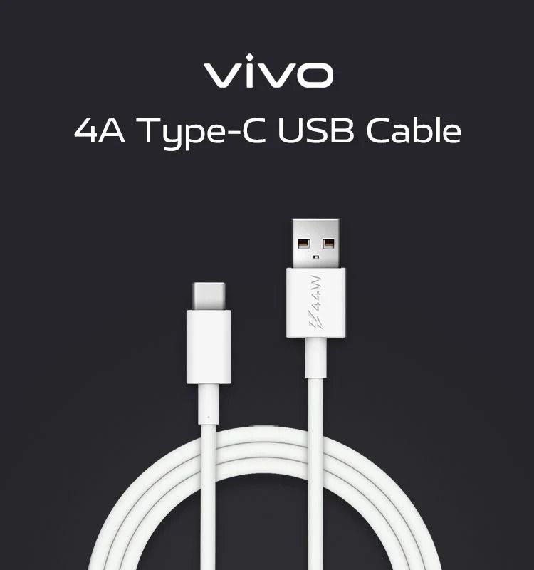 vivo USB Type C Cable 4 A 1.2 m II Support: All mobiles with Type-C port-picture-17
