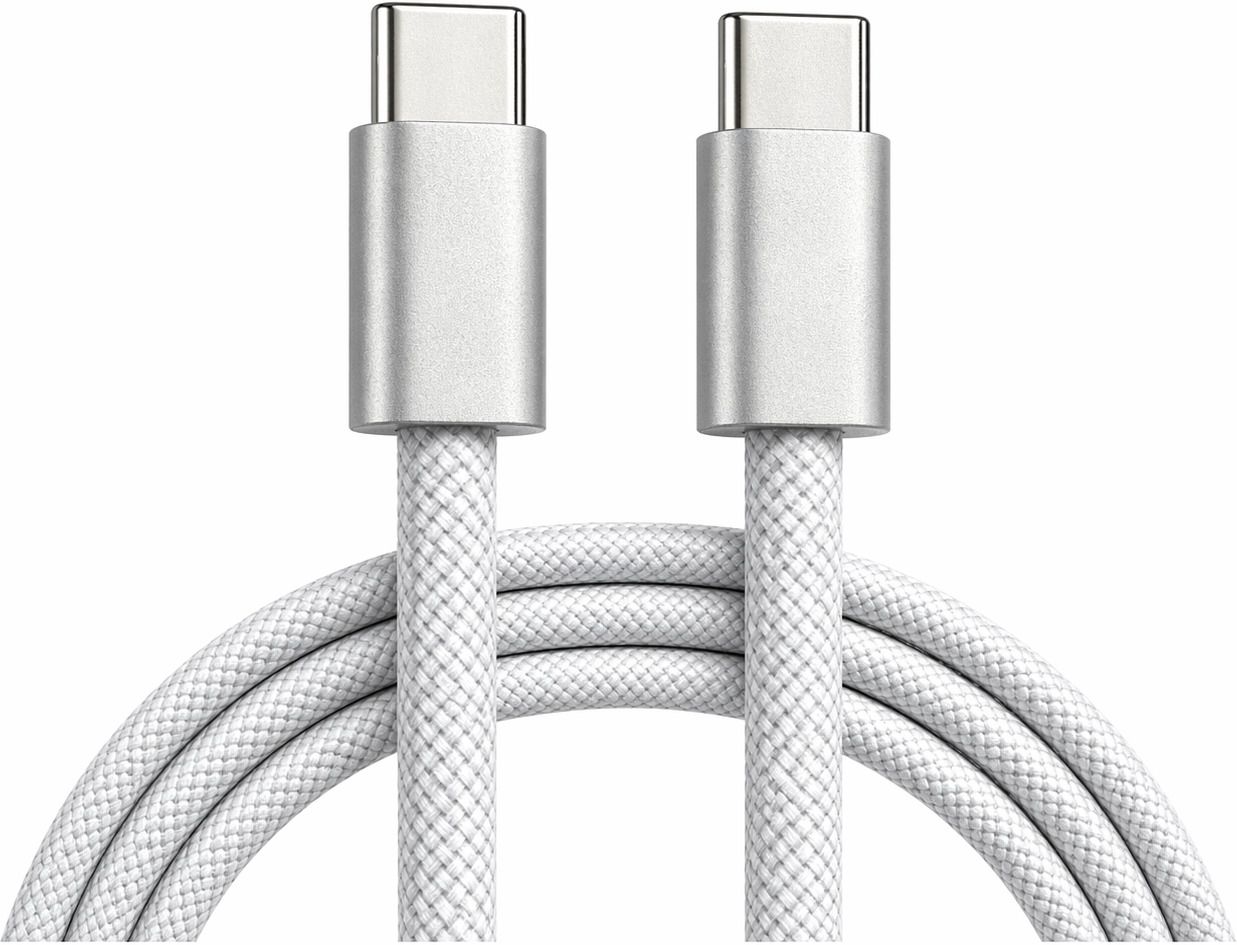 Night Guard USB Type C Cable 3 A 2 m type c cable | data cable c type data cable for mobile charger cable | USB Cable Type C to USB Type C Data cable c charger cable fast charging cable | Braided data cable | USB C to C data cable | Supports Android Auto & Carplay cable-picture-19
