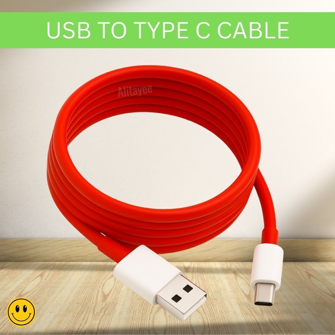 Treamss USB Type C Cable 1 m Dash USB A to Type C Cable, Charger Cable Compatible for Dash,Vooc, WarpBR176-picture-16