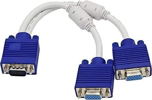 Akwor VGA Cable 0.3 m VGA Splitter Y Cable 0.3 Meter for Dual Monitor Connection-picture-24