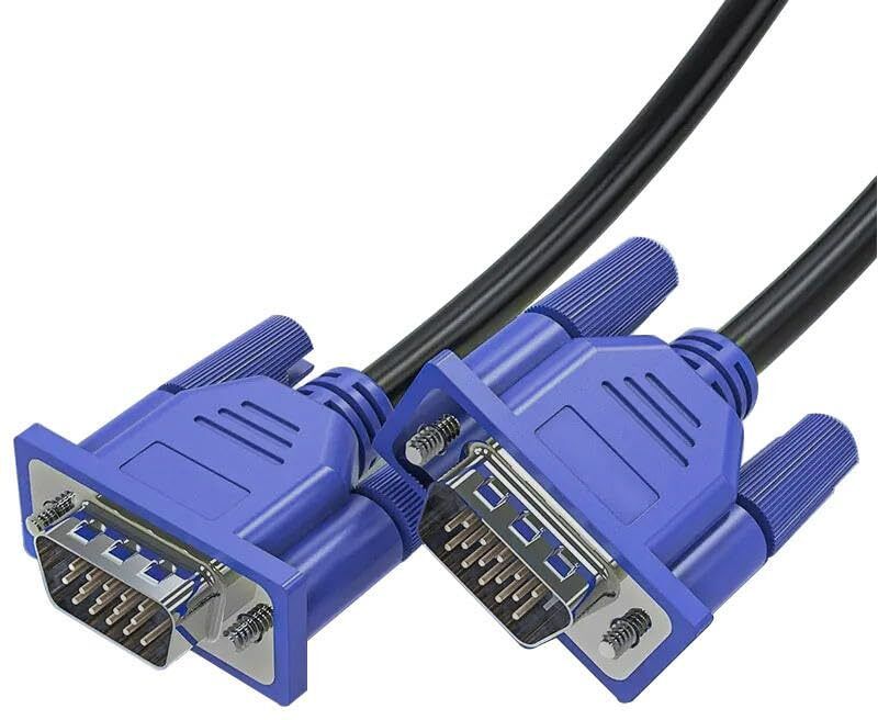 Forida VGA Cable 1.5 m VGA to VGA Cable 1080P HD Male to Male 15-Pin Connector – VGA Video Transmission Cable for Computer Laptop Monitor Projector TV (1.5M)-image-26