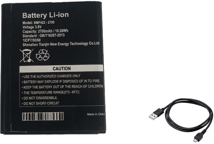 Airtel 4G ROUTER BMF422 Battery For Portable WiFi Router 2700mAh Battery & DATA CABLE Data Card-image-13