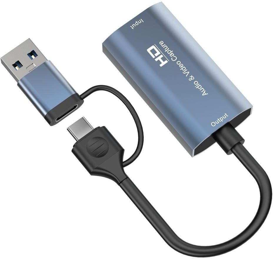 Etzin 4k video capture card 3.0 Usb/Type C Adapter (EPL-892HVC) Data Card-image-1