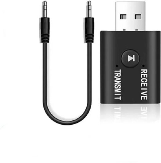 Techdash T620 2 in 1 Bluetooth 5.0 Transmitter Receiver USB Audio Dongle 3.1 Mbps Data Card ,Calls not Supported-image-36