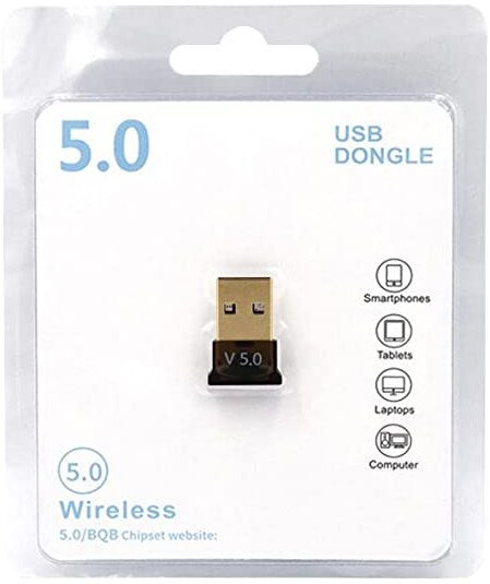CLEGO Bluetooth USB Adapter BT Version 5.0 Office Connector Device Data Card image 1