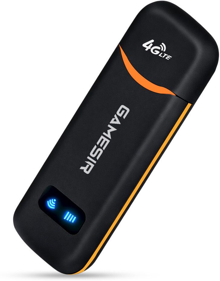 GameSir 4G LTE USB Dongle | SIM Supported | High Speed Internet for Laptop & PC 150 Mbps Data Card ,Calls not Supported