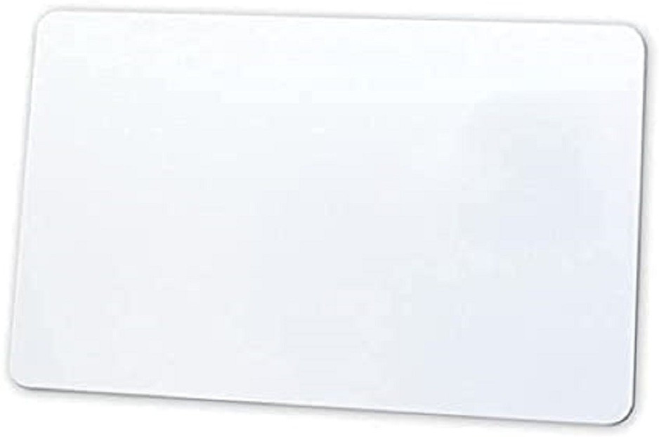 linqs NFC PVC Card Matte Finish (Set Of 10) | NXP NTAG213 Chip | White - ID Card Data Card image 1