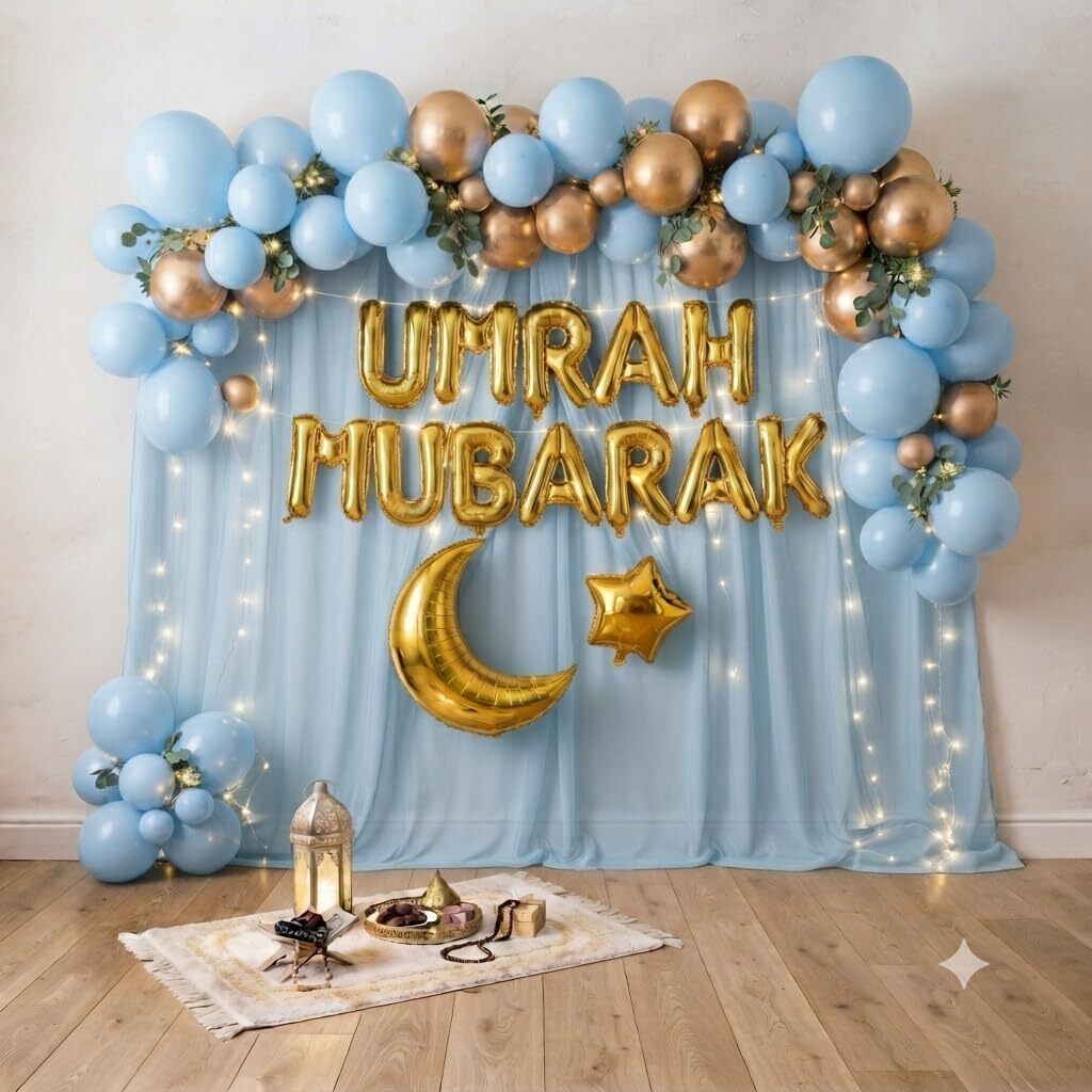party box Blue, Gold Hajj Mubarak-picture-38