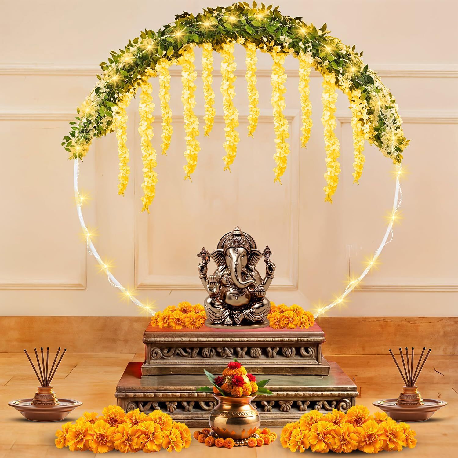 White Balloon arch stand-image-1