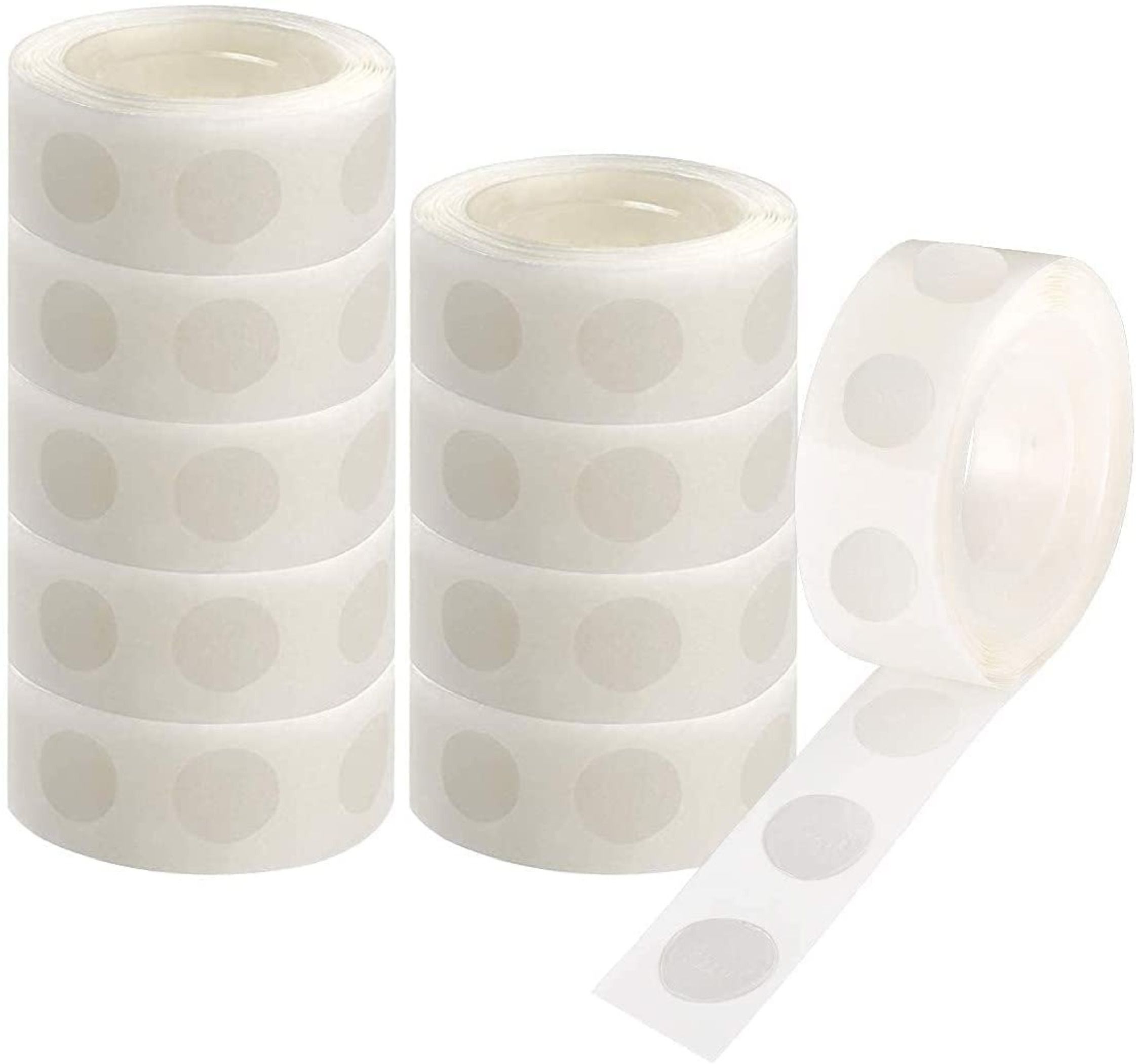 White Transparent 1000 Balloon Glue Dots For Decoration-Pack of 10-image-46