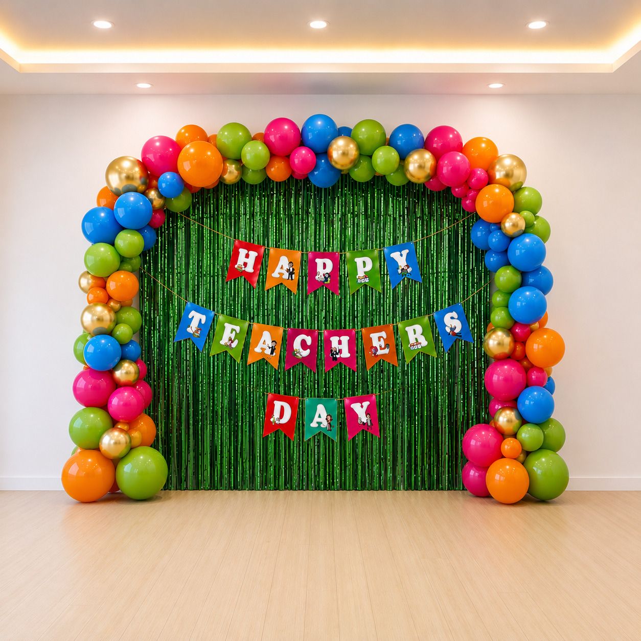 party box Green Teachers Day Decoration Kit-picture-18