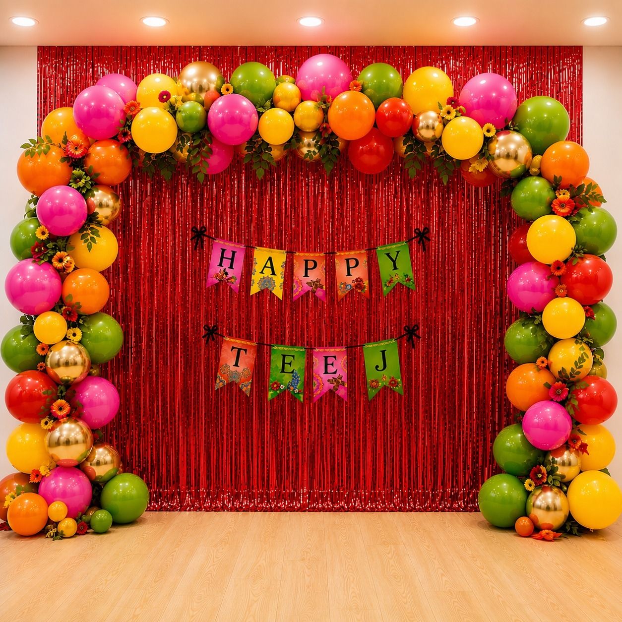 party box Red Happy teej Decoration-picture-32