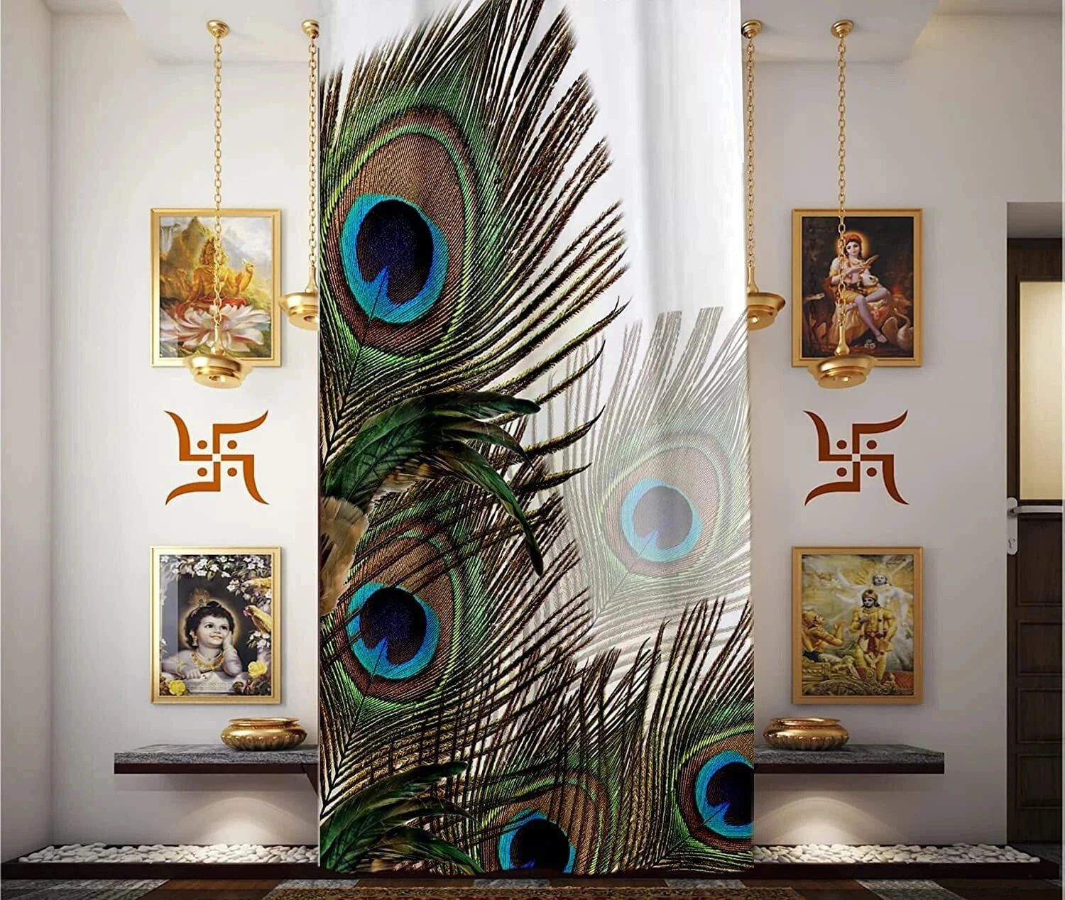 Pack of 4 Decorative Feathers