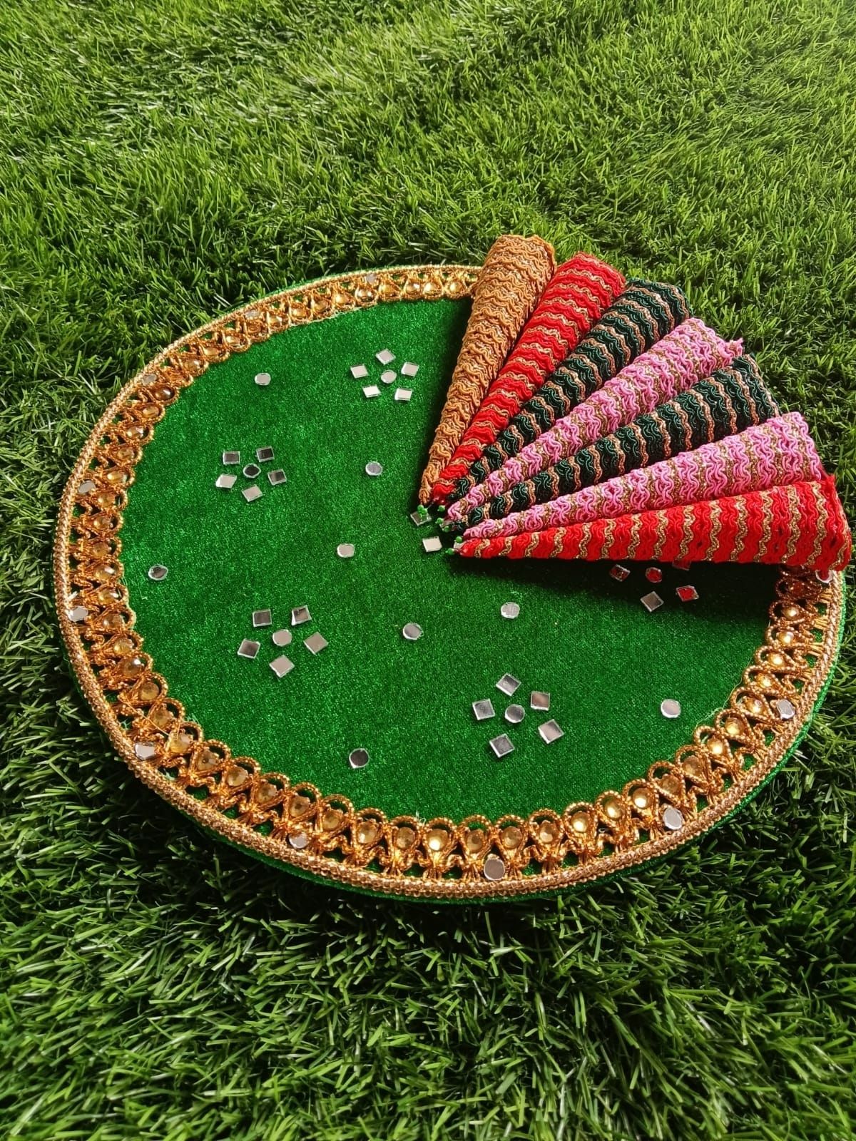 shree adodhya Wood Decorative Platter-picture-26