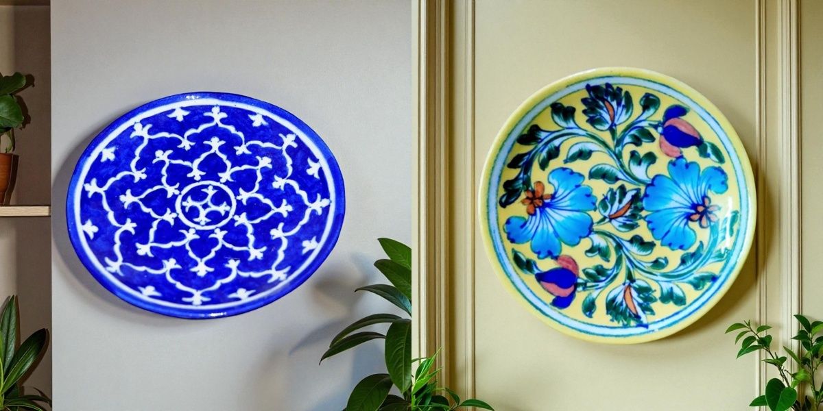Decorative Platter Set of 2 | Elegant Home & Table Décor Serving Plates Ceramic Decorative Platter-image-36