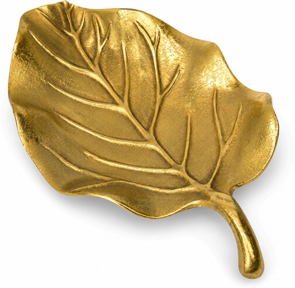 Handcrafted Aluminium Decorative Leaf Tray Aluminium Decorative Platter-image-38