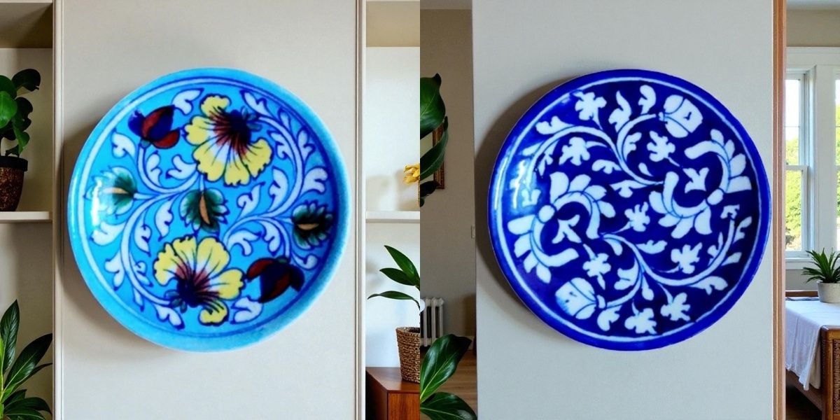 Decorative Platter Set of 2 | Elegant Home & Table Décor Serving Plates Ceramic Decorative Platter-image-15