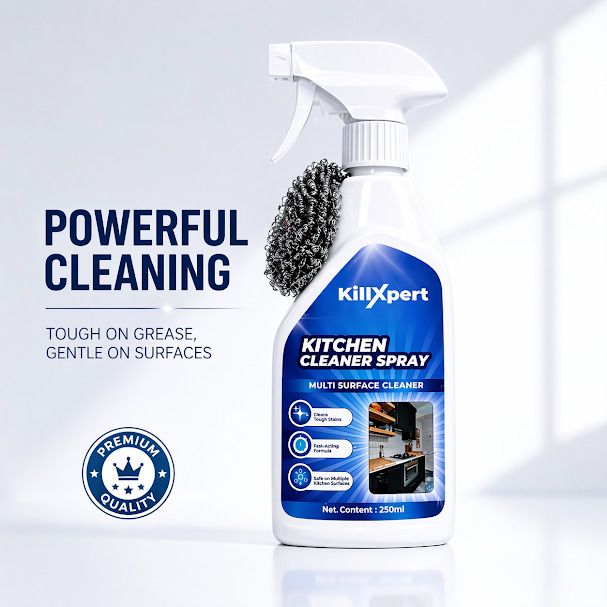 Kitchen Degreaser Spray 250ml for Stove, Chimney & Kitchen Slab Degreasing Spray-image-1