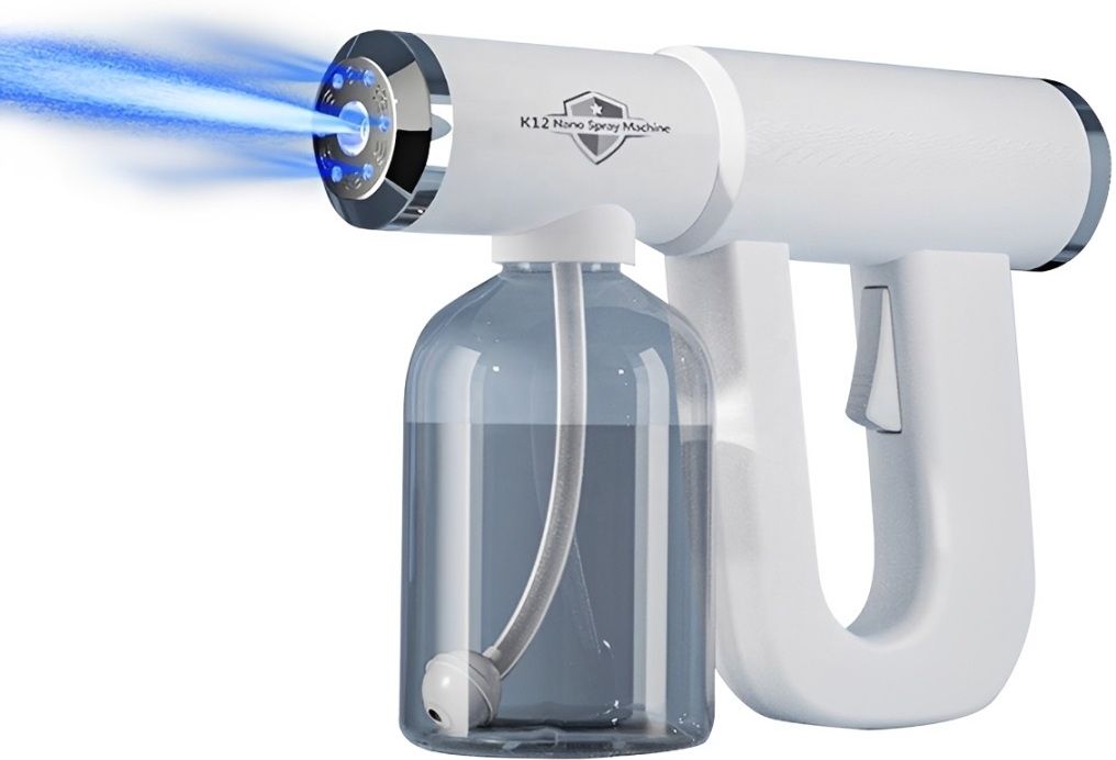 Nano Mist Spray Gun Sanitizer-Disinfectant Fogger Spray Machine with Blue Light Degreasing Spray-image-41