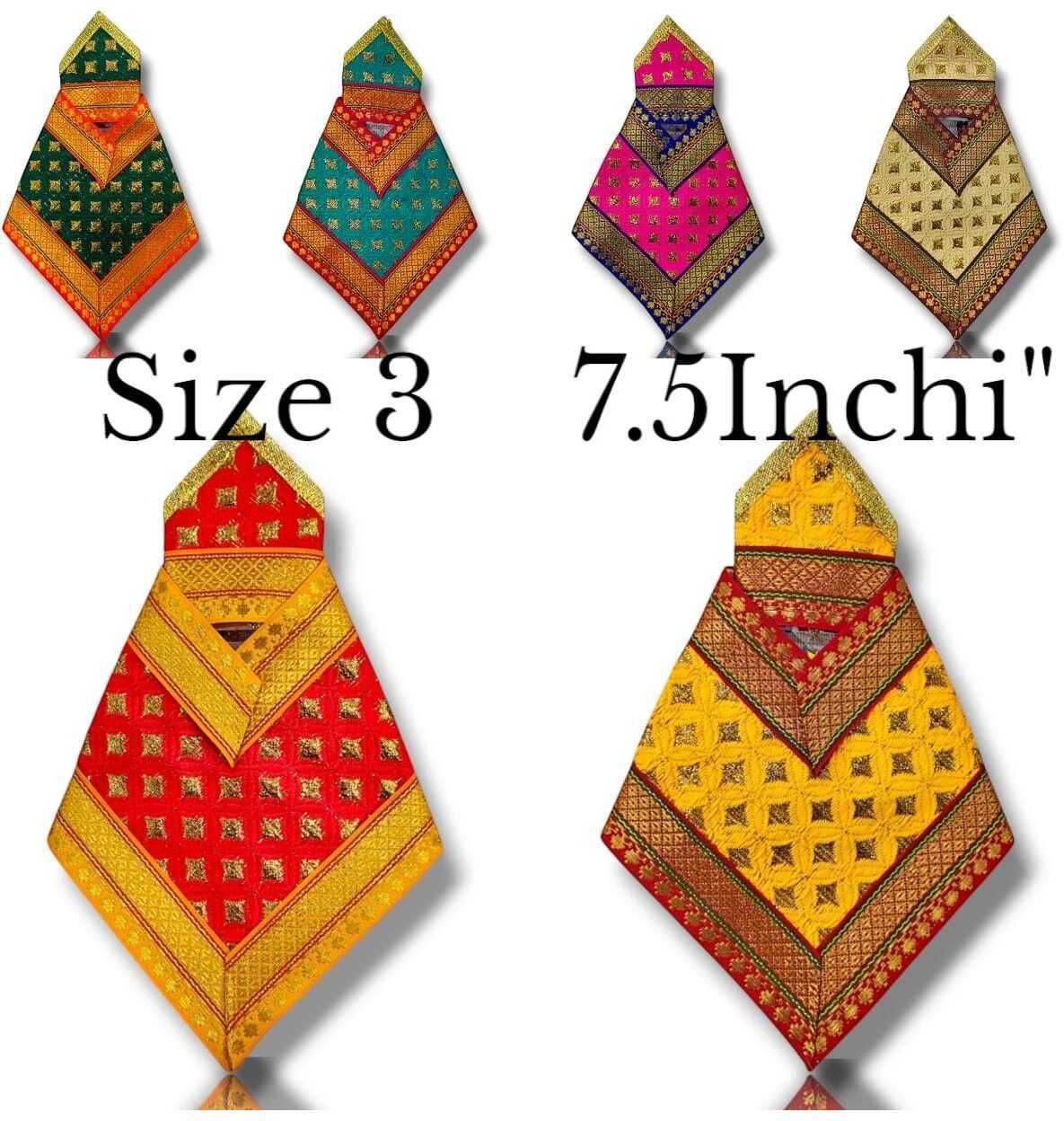 Mystic Vastra-Sai Baba Dress/ Poshak Pack Of 6 (Size 3) Dress-image-37