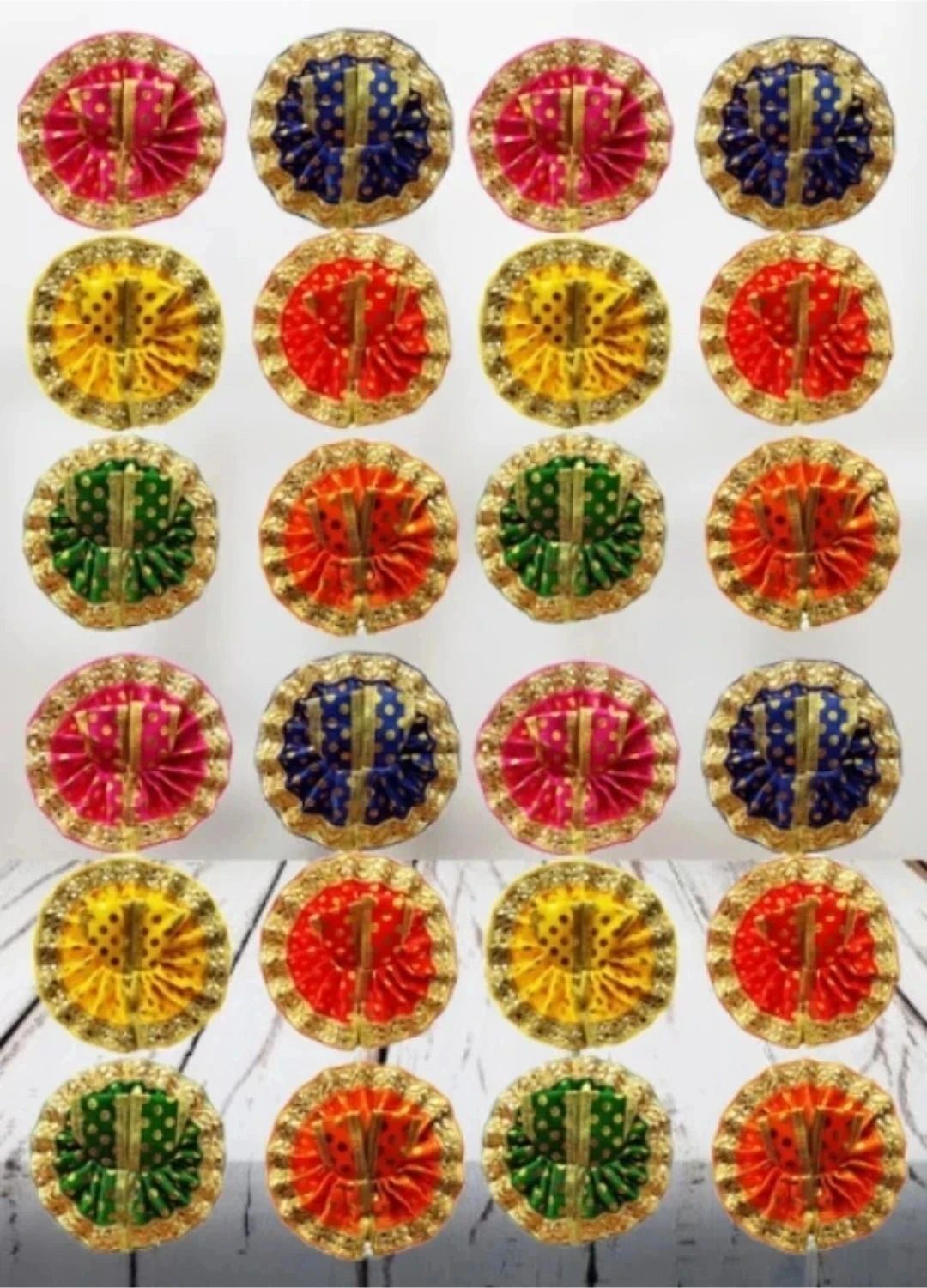 kicksity Artiakhil Textiles 0 to 1 no. small size Laddu Gopal ji dresses pack of 24pc Dress-picture-21