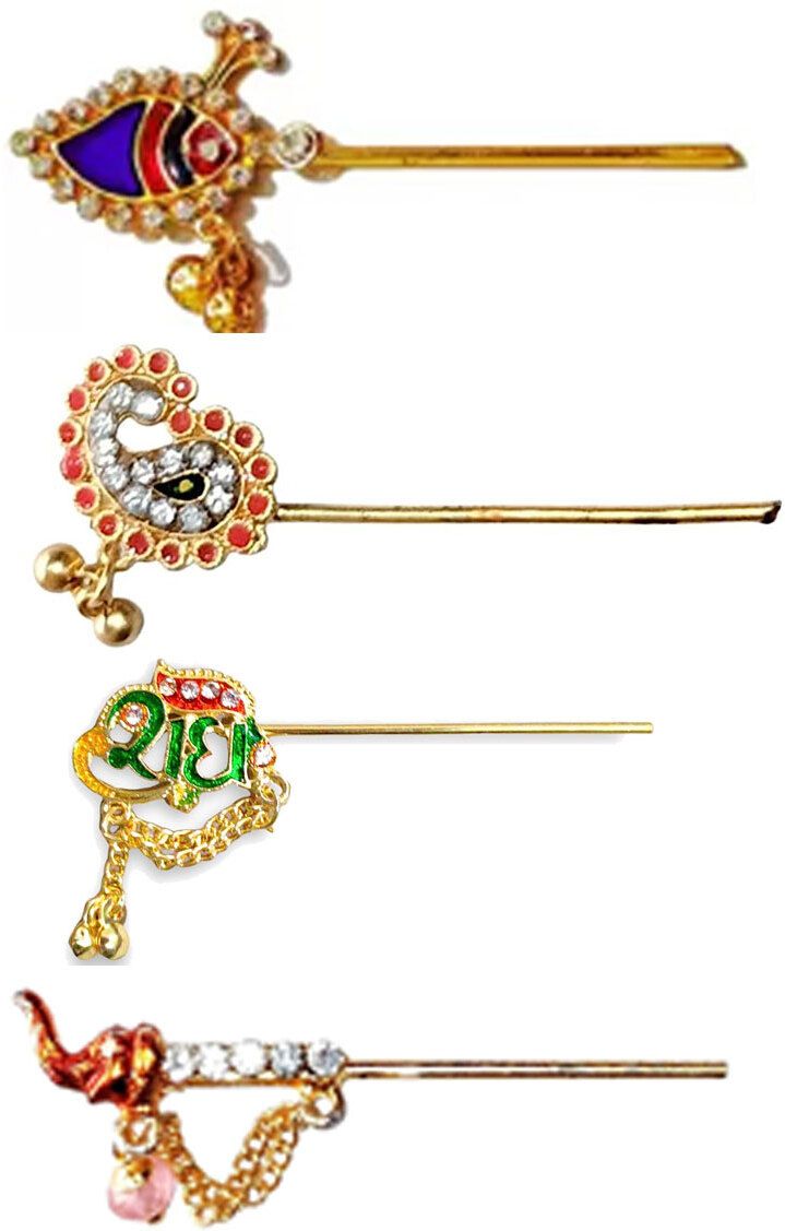 sdshopping Laddu Gopal Kanha JI Flute Bansuri Deity Ornament-picture-37
