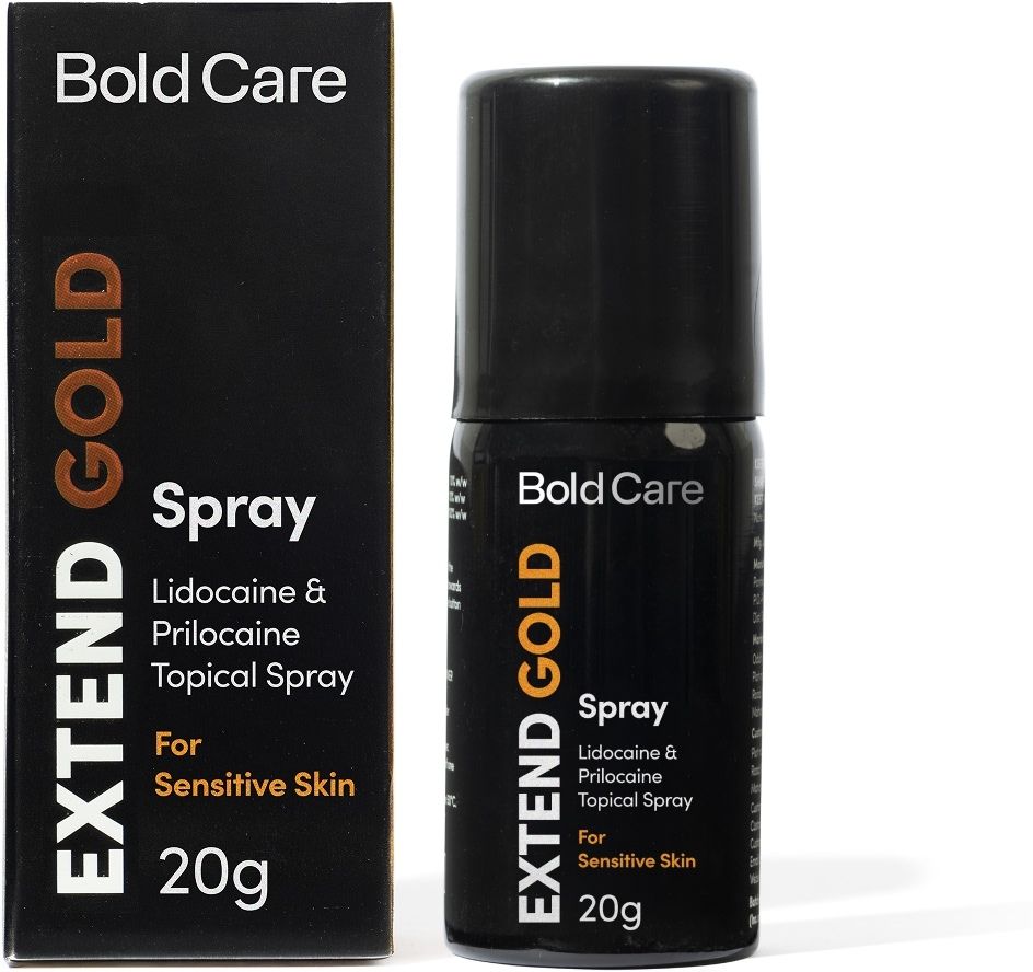 bold care Extend Gold Lidocaine & Prilocaine Topical Spray For Sensitive Skin-picture-6