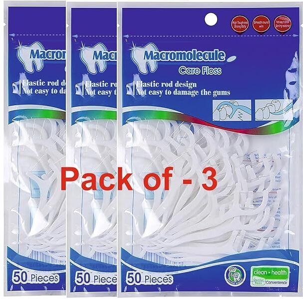 keshavraj 3 in 1 Tooth Cleaning Dental Floss Fresh Toothpick Cleaners Pack-3(150Psc)-picture-17