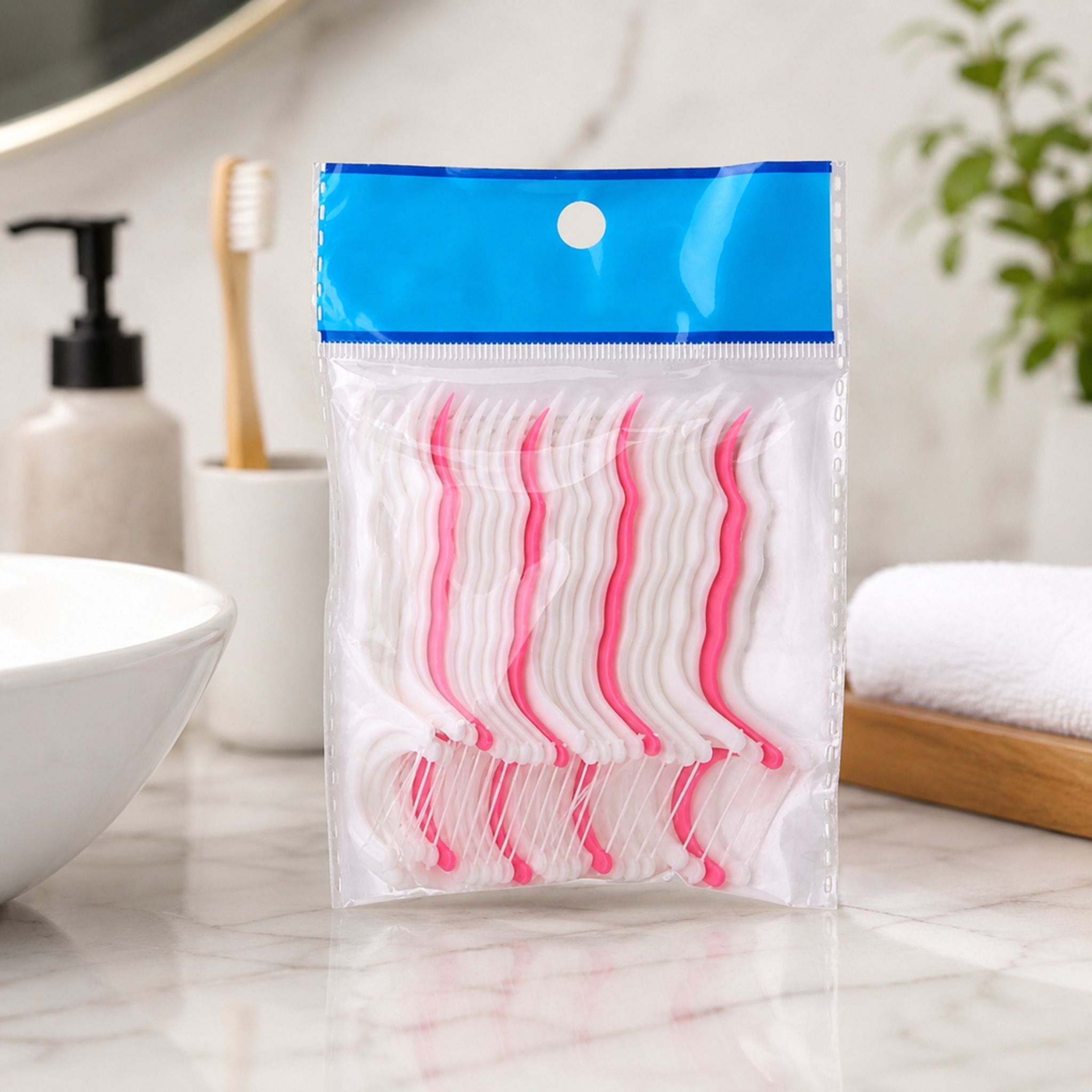 vibecarts Dental floss tooth pick | Cleaner Floss Thread | N1K1 A51-picture-1