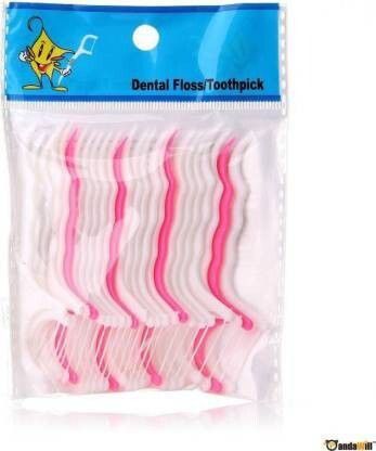 25 Pcs Disposable Oral Gum Teeth Clean Floss Thread Dental Nylon Wire Flossers Plastic Tooth Picks-image-21
