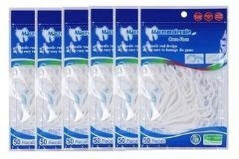 Dental Floss Picks for Tooth Cleaning Fresh Toothpick Cleaners(300PCS)-PND-424-image-30