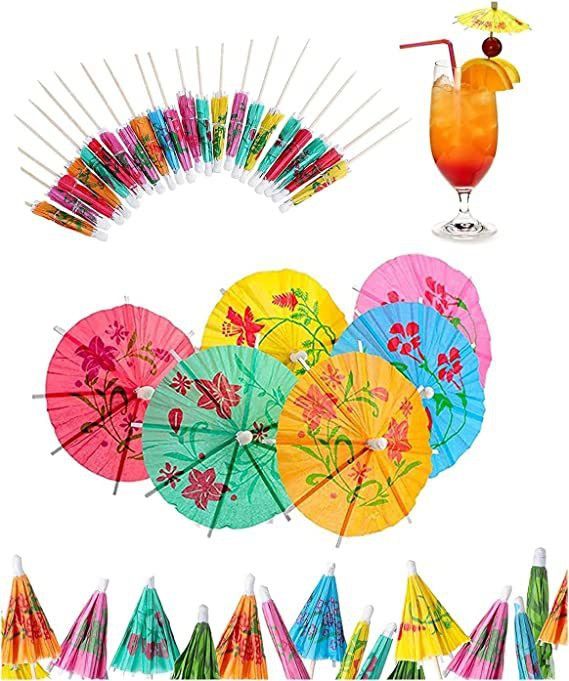 dny 100 Pcs Cocktail Drink Umbrella Picks Toothpicks-picture-0