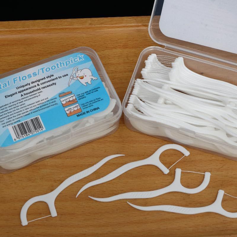 puedo 30 pcs 3 in 1 Tooth Cleaning Dental Floss Toothpicks-picture-20