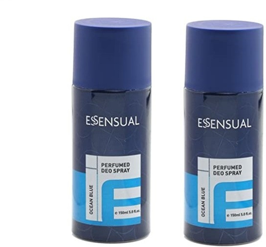 modicare ESSENSUAL PERFUMED DEO SPRAY- OCEAN BLUE (2X150ML) Deodorant Spray-For Men image 1