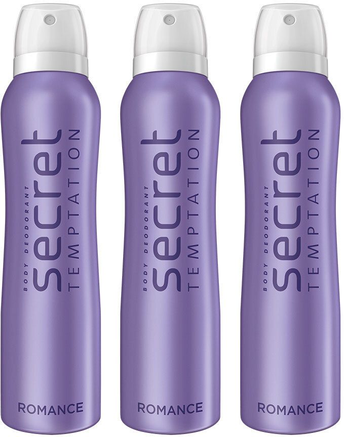 Romance Deodorant Spray Pack of 3 Combo (150ML each) Deodorant Spray - For Women-image-38