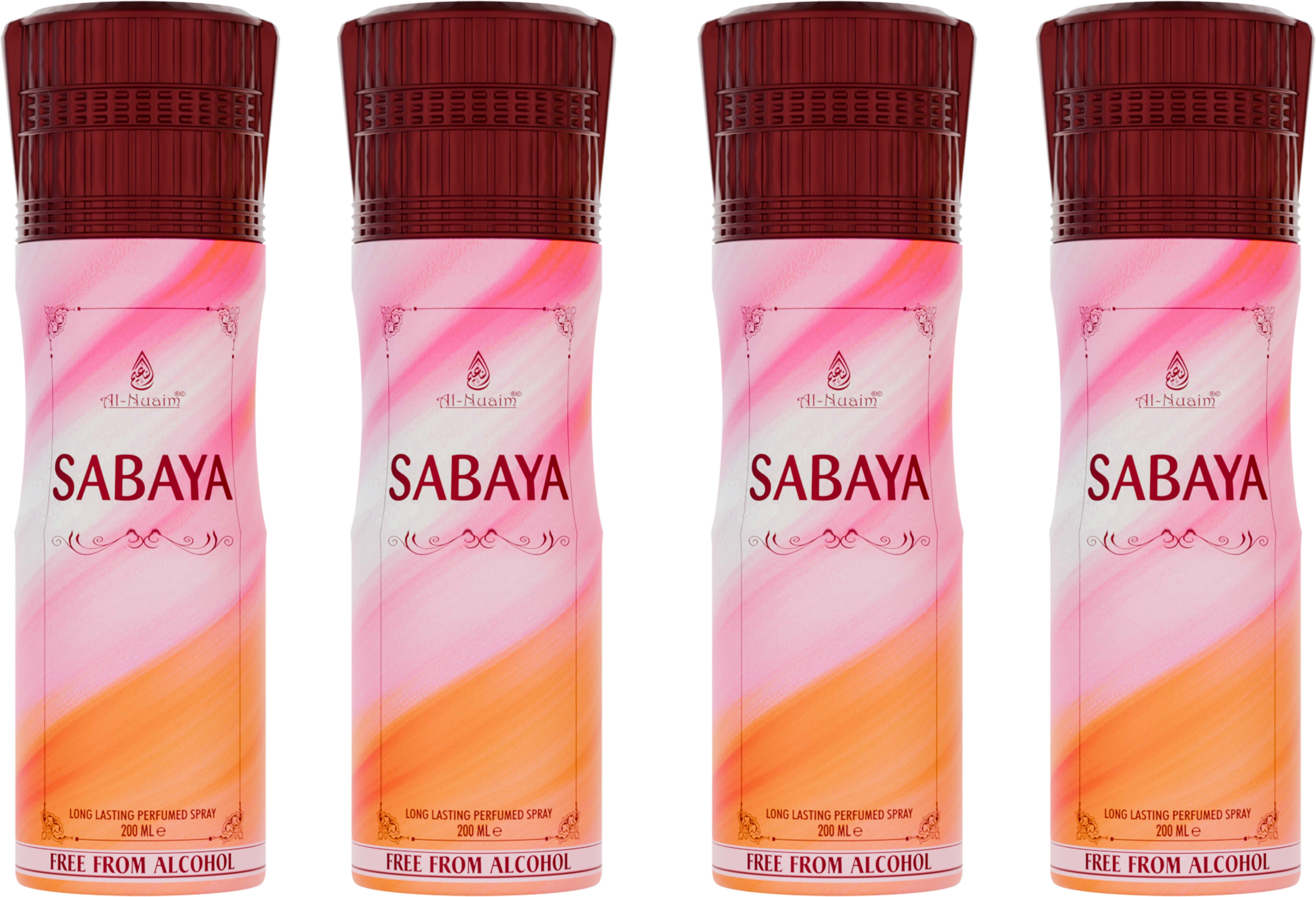 al-nuaim Sabaya |Alcohol Free |Deodorant |Long Lasting Perfumed Spray 200ml Each Body Spray - For Women-picture-43