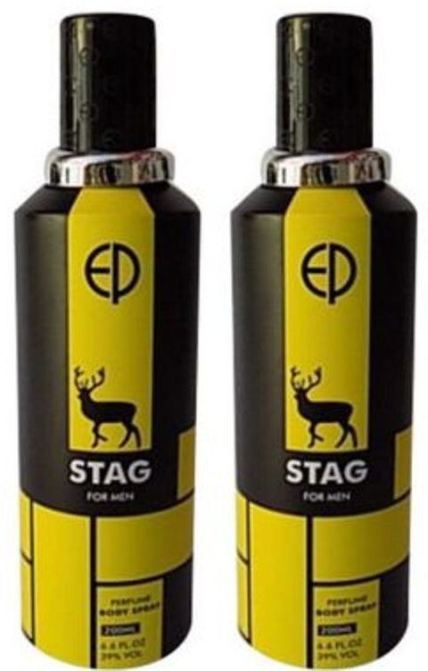 STAG PERFUME BODY SPRAY FOR MEN 200 ML(1+1) Deodorant Spray-For Men-image-11