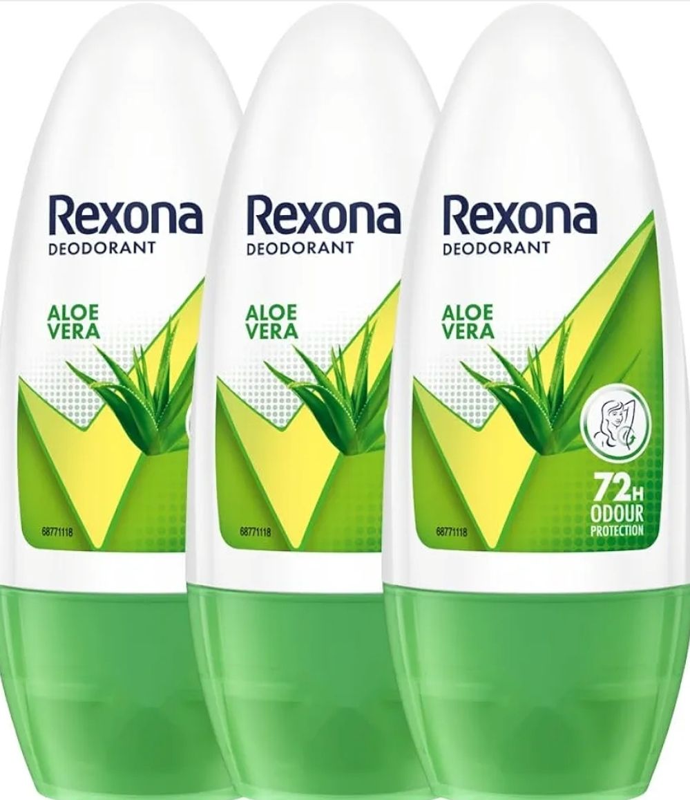 Aloe Vera Underarm Roll on Deodorant For- Women( 50ML+50ML+50ML) = 150ML. Deodorant Roll-on - For Women-image-14